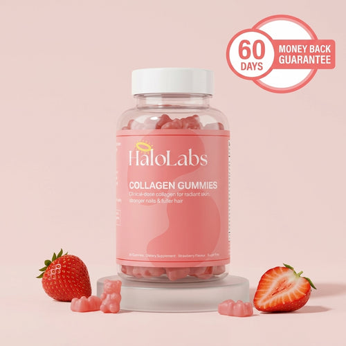 HaloLabs Strawberry Collagen Gummies