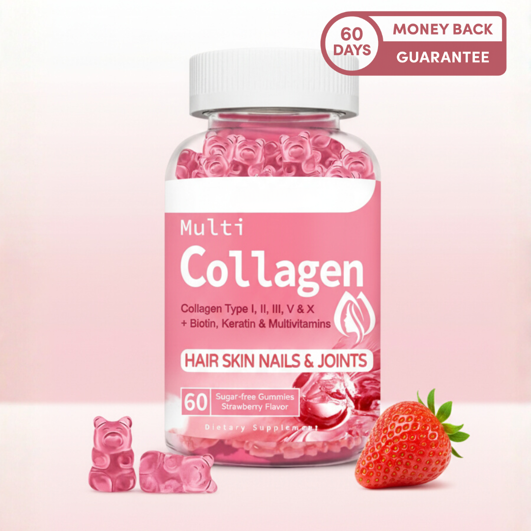 Premium Strawberry Collagen Gummies
