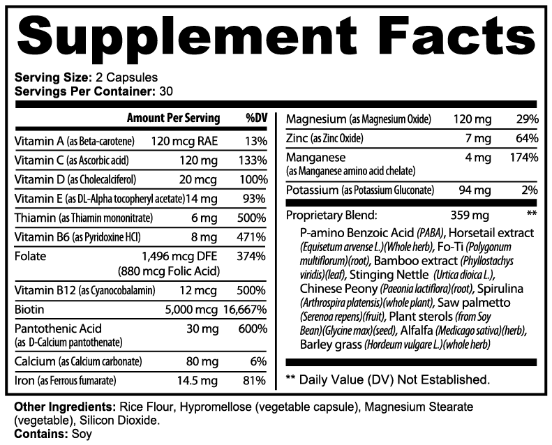 Hair, Skin and Nails Booster