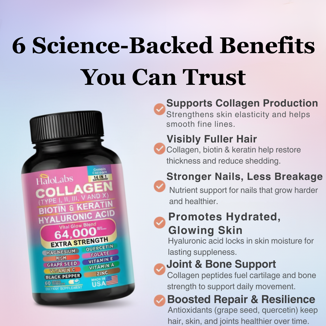 14-in-1 Hair + Skin + Nails Boost Complex