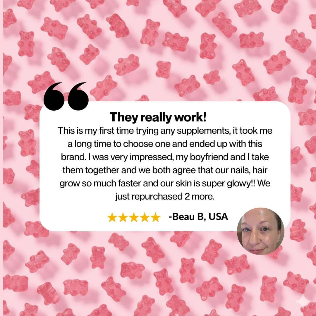 Premium Strawberry Collagen Gummies