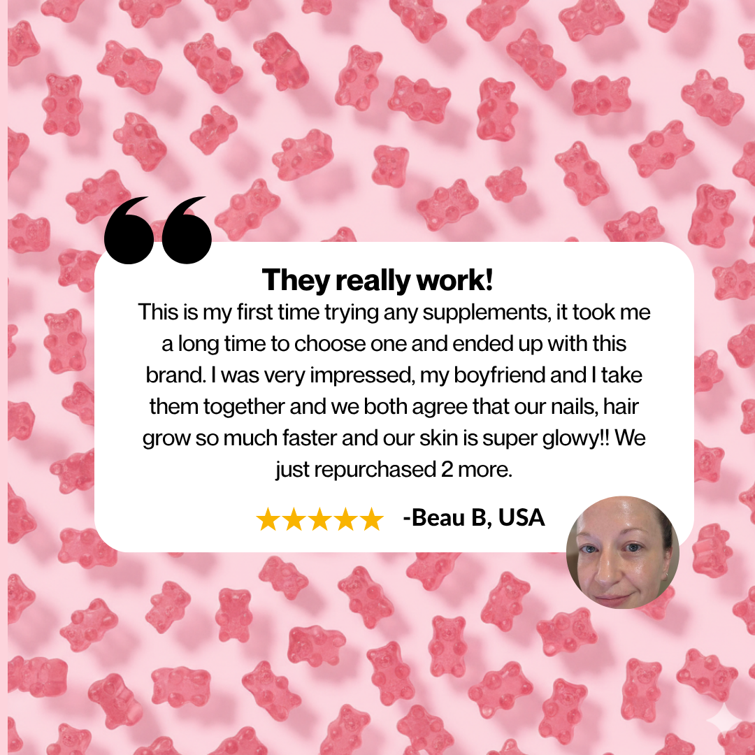 Premium Strawberry Collagen Gummies