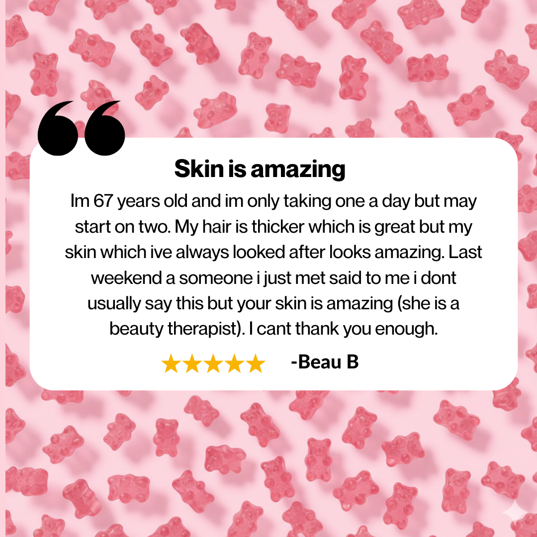Premium Strawberry Collagen Gummies